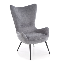 Fotel wypoczynkowy JUKONIX MODERN GREY popielaty