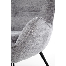 Fotel wypoczynkowy JUKONIX MODERN GREY popielaty