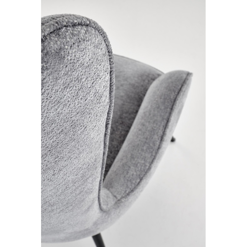 Fotel wypoczynkowy JUKONIX MODERN GREY popielaty