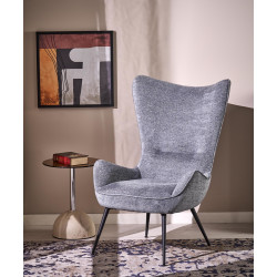 Fotel wypoczynkowy JUKONIX MODERN GREY popielaty