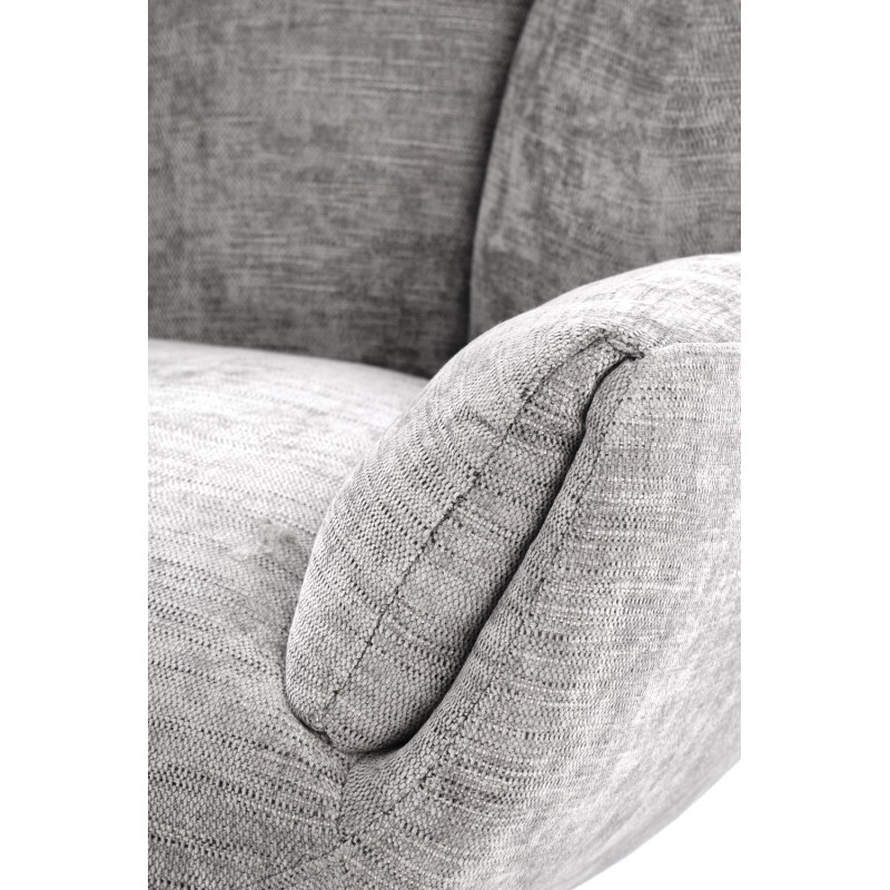 Fotel wypoczynkowy obrotowy ORINEX MODERN GREY popielaty