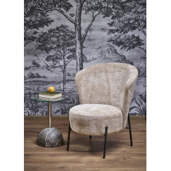 Fotel wypoczynkowy CEZARO MODERN BEIGE beżowy