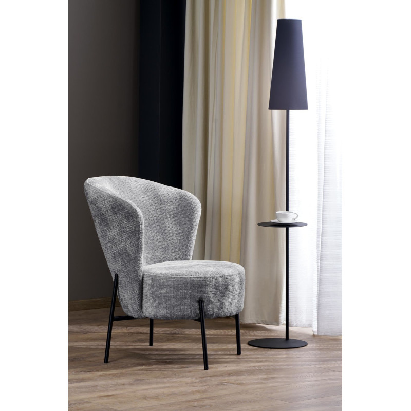 Fotel wypoczynkowy CEZARO MODERN GREY popielaty
