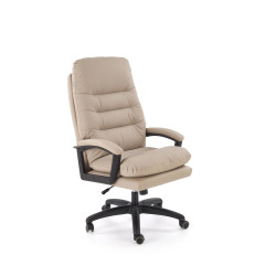 Fotel obrotowy gabinetowy HARBORIX OFFICE BEIGE beżowy