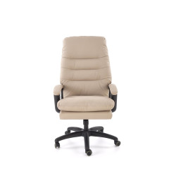 Fotel obrotowy gabinetowy HARBORIX OFFICE BEIGE beżowy