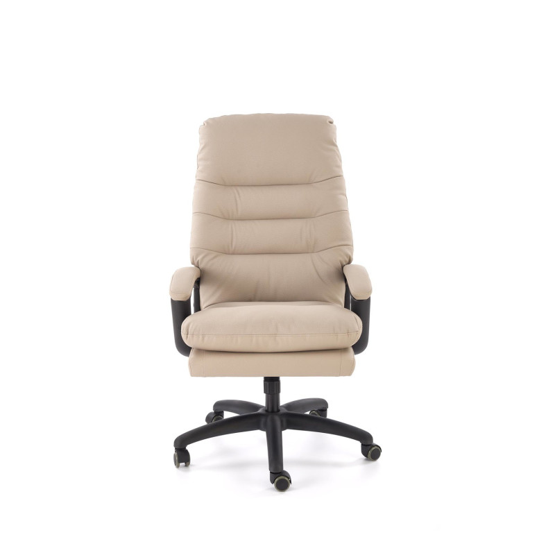 Fotel obrotowy gabinetowy HARBORIX OFFICE BEIGE beżowy