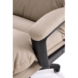 Fotel obrotowy gabinetowy HARBORIX OFFICE BEIGE beżowy
