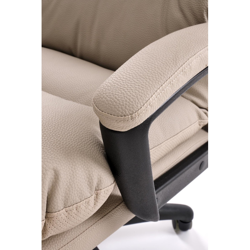 Fotel obrotowy gabinetowy HARBORIX OFFICE BEIGE beżowy