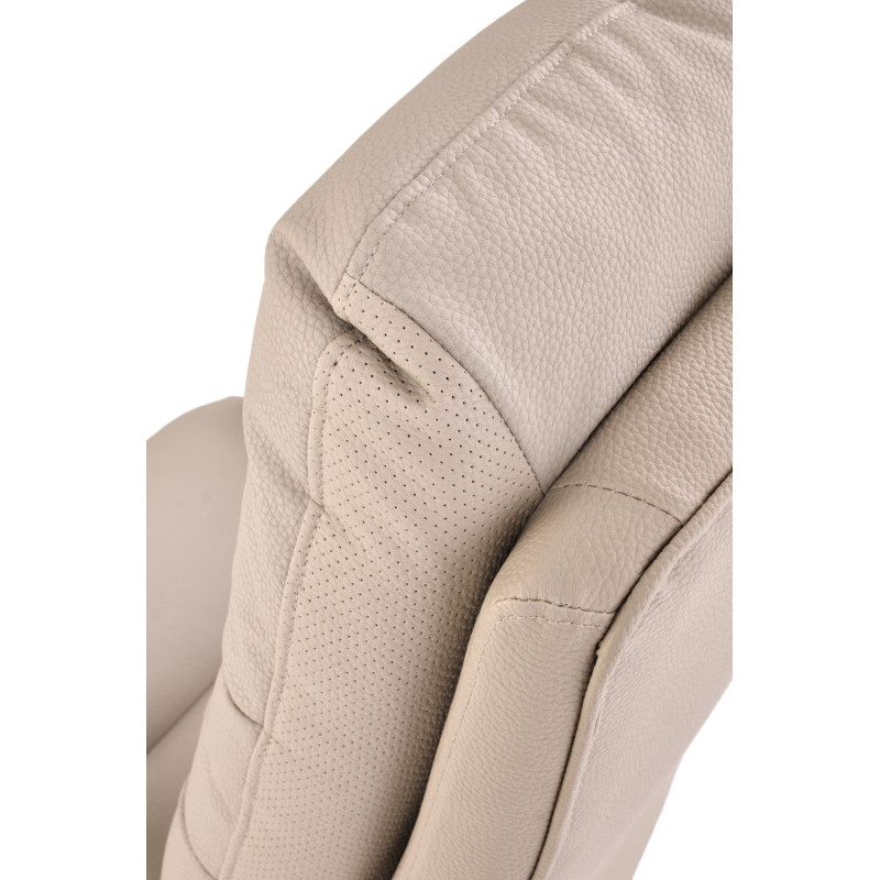 Fotel obrotowy gabinetowy HARBORIX OFFICE BEIGE beżowy