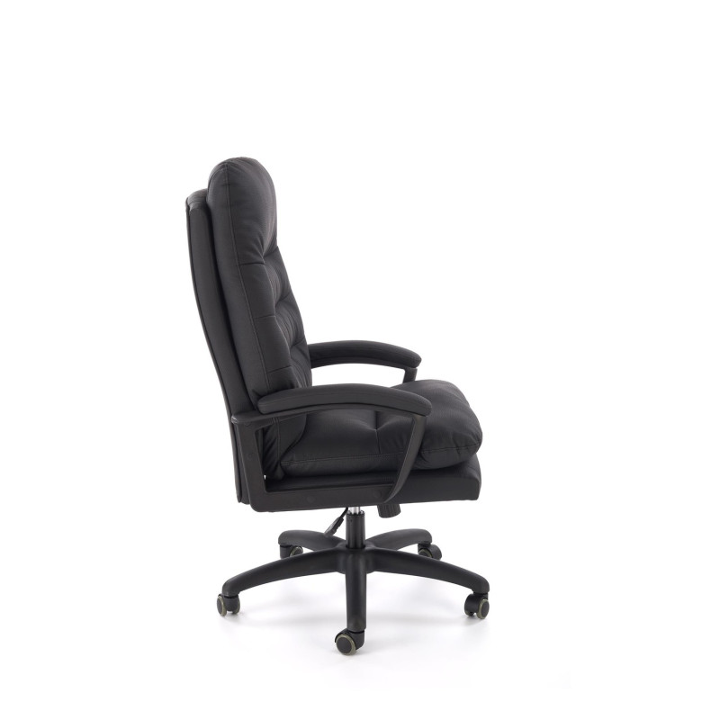 Fotel obrotowy gabinetowy HARBORIX OFFICE BLACK czarny