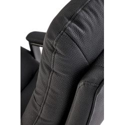 Fotel obrotowy gabinetowy HARBORIX OFFICE BLACK czarny