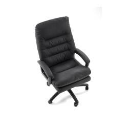 Fotel obrotowy gabinetowy HARBORIX OFFICE BLACK czarny