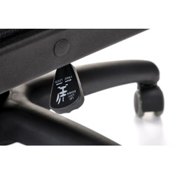 Fotel obrotowy gabinetowy HARBORIX OFFICE BLACK czarny