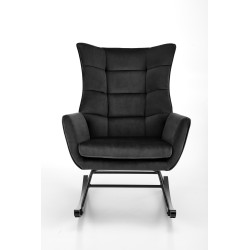 Fotel bujany BAZALTEX MODERN BLACK czarny