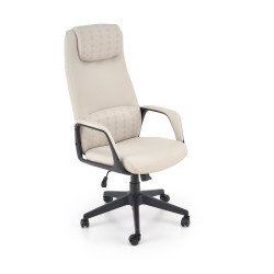 Fotel obrotowy gabinetowy RAZEN OFFICE BEIGE beżowy