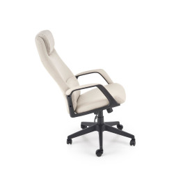 Fotel obrotowy gabinetowy RAZEN OFFICE BEIGE beżowy