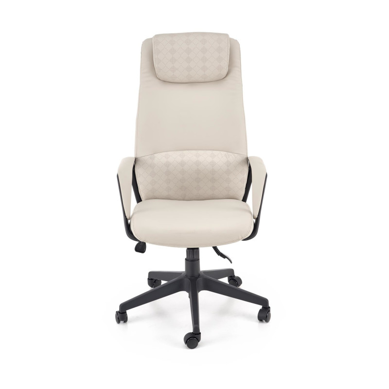 Fotel obrotowy gabinetowy RAZEN OFFICE BEIGE beżowy