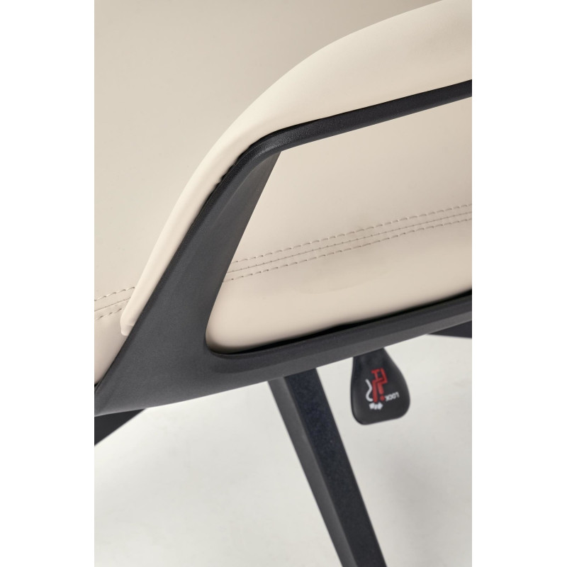 Fotel obrotowy gabinetowy RAZEN OFFICE BEIGE beżowy