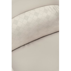 Fotel obrotowy gabinetowy RAZEN OFFICE BEIGE beżowy