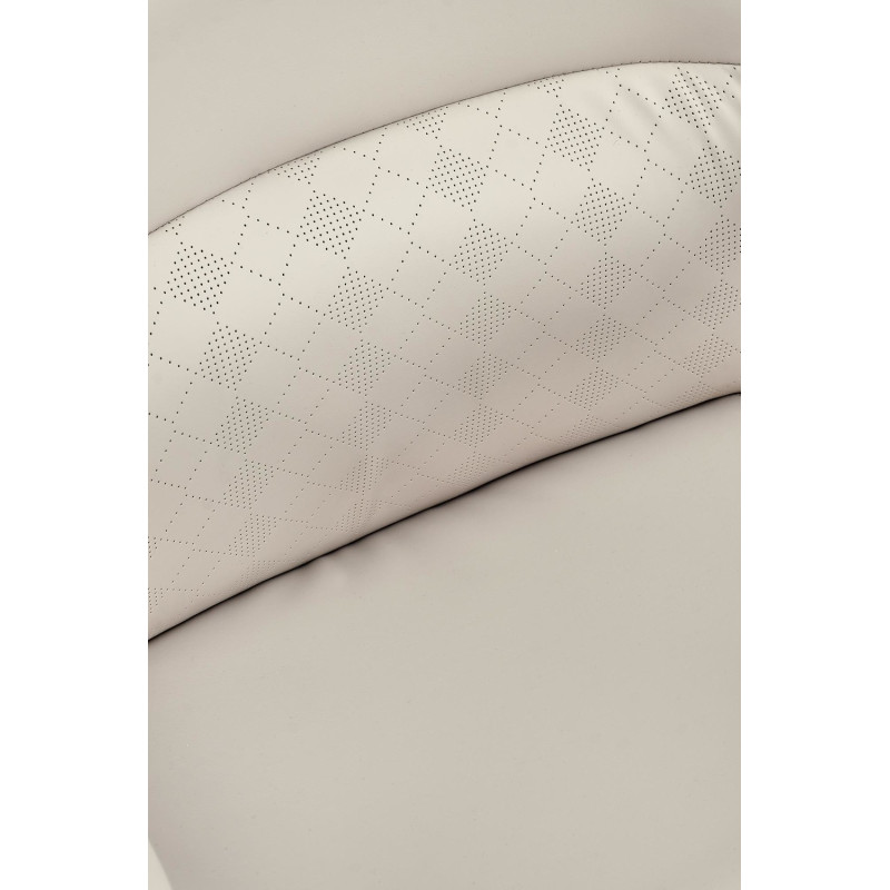 Fotel obrotowy gabinetowy RAZEN OFFICE BEIGE beżowy