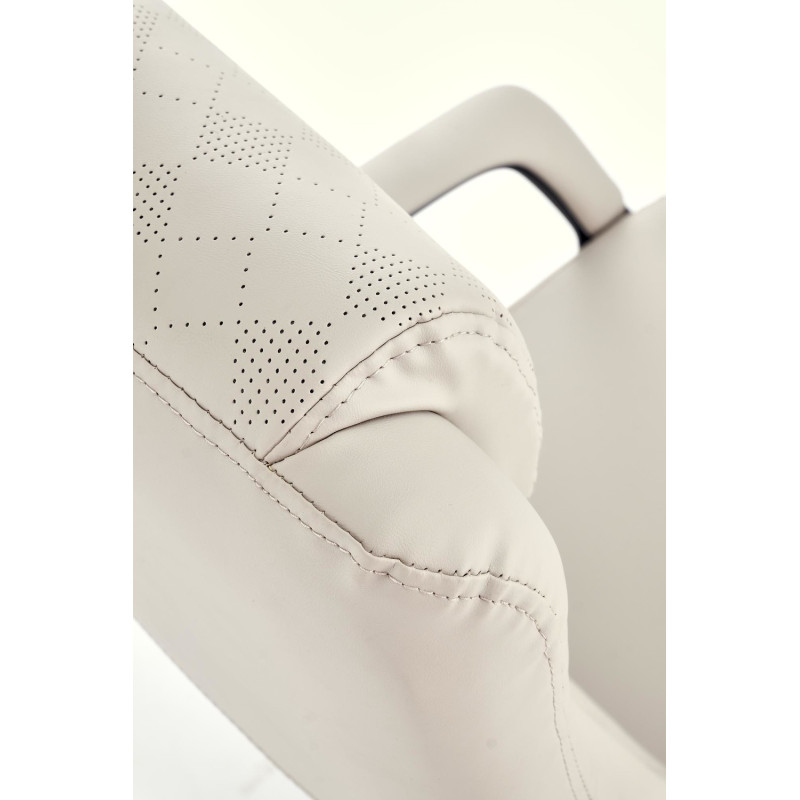 Fotel obrotowy gabinetowy RAZEN OFFICE BEIGE beżowy