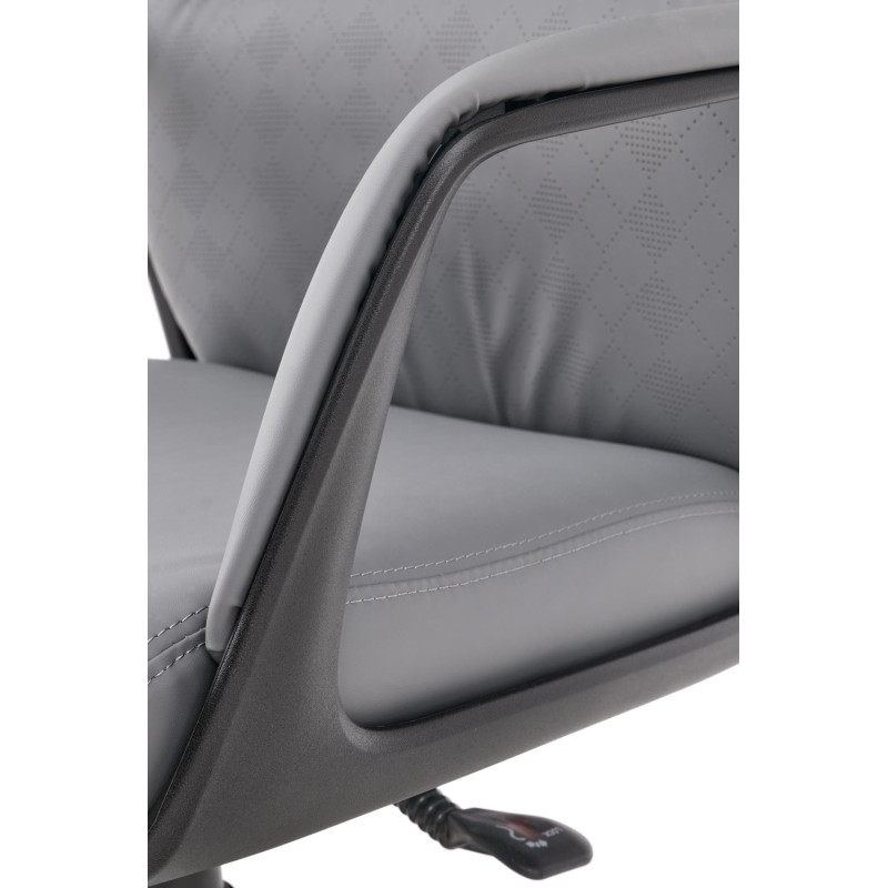 Fotel obrotowy gabinetowy RZAEN OFFICE GREY popielaty