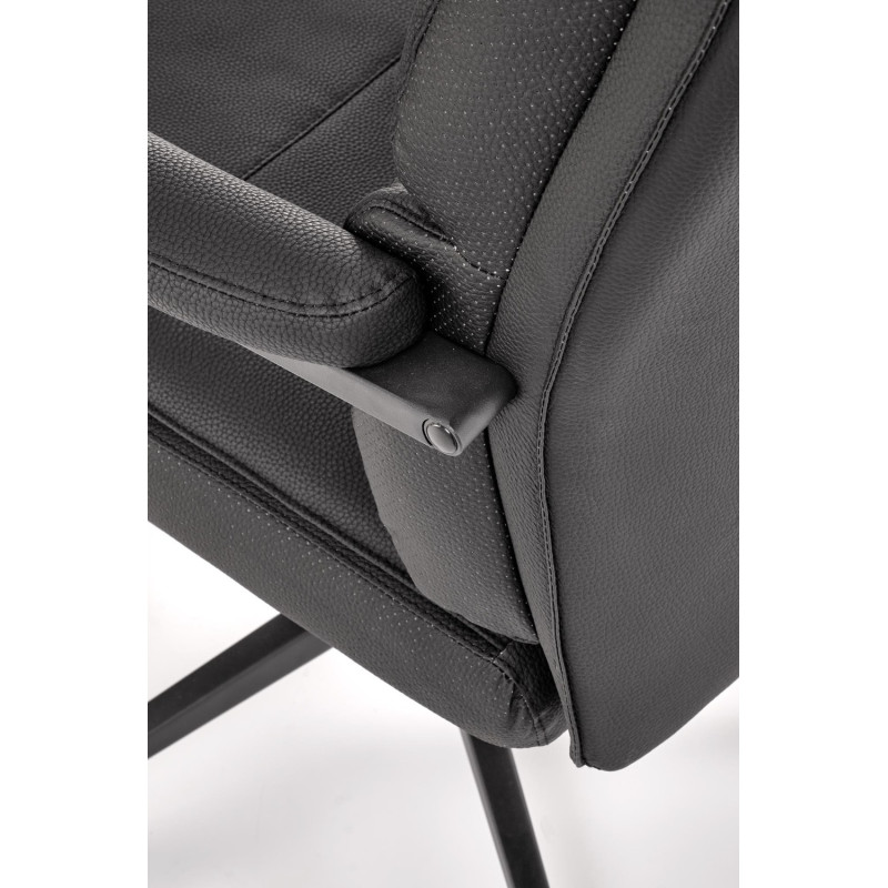 Fotel obrotowy gabinetowy ADRANEX OFFICE BLACK czarny