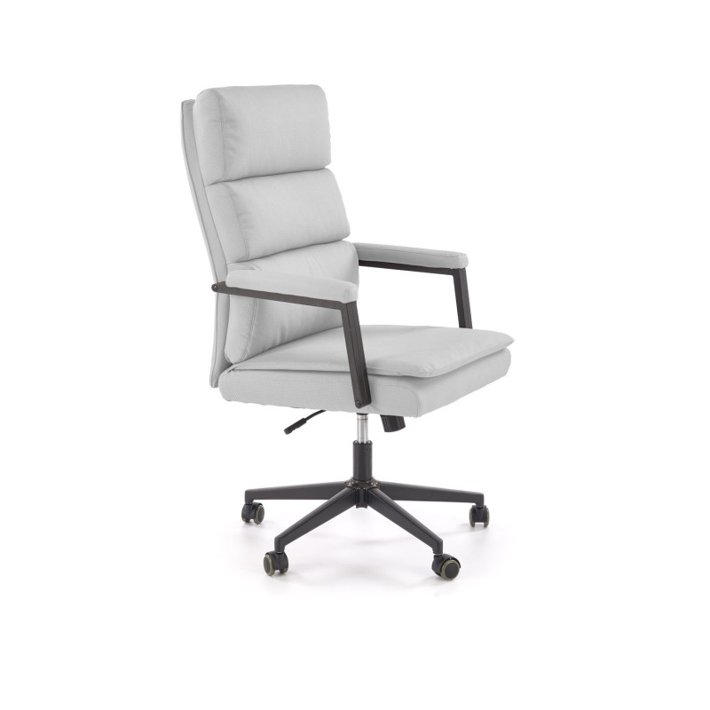 Fotel obrotowy gabinetowy ADRIANEX OFFICE LIGHT GREY jasny popielaty