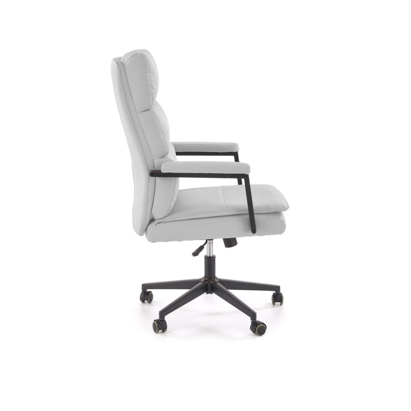 Fotel obrotowy gabinetowy ADRIANEX OFFICE LIGHT GREY jasny popielaty