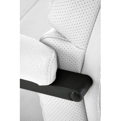 Fotel obrotowy gabinetowy ADRIANEX OFFICE LIGHT GREY jasny popielaty