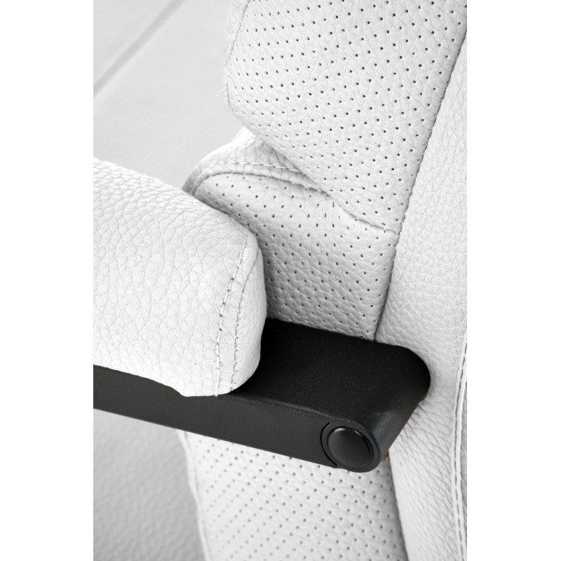 Fotel obrotowy gabinetowy ADRIANEX OFFICE LIGHT GREY jasny popielaty