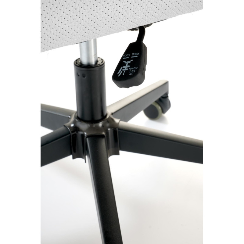 Fotel obrotowy gabinetowy ADRIANEX OFFICE LIGHT GREY jasny popielaty