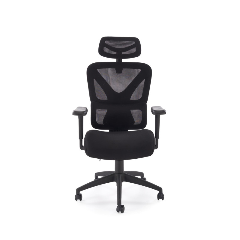 Fotel obrotowy gabinetowy ASTRONIX OFFICE BLACK czarny