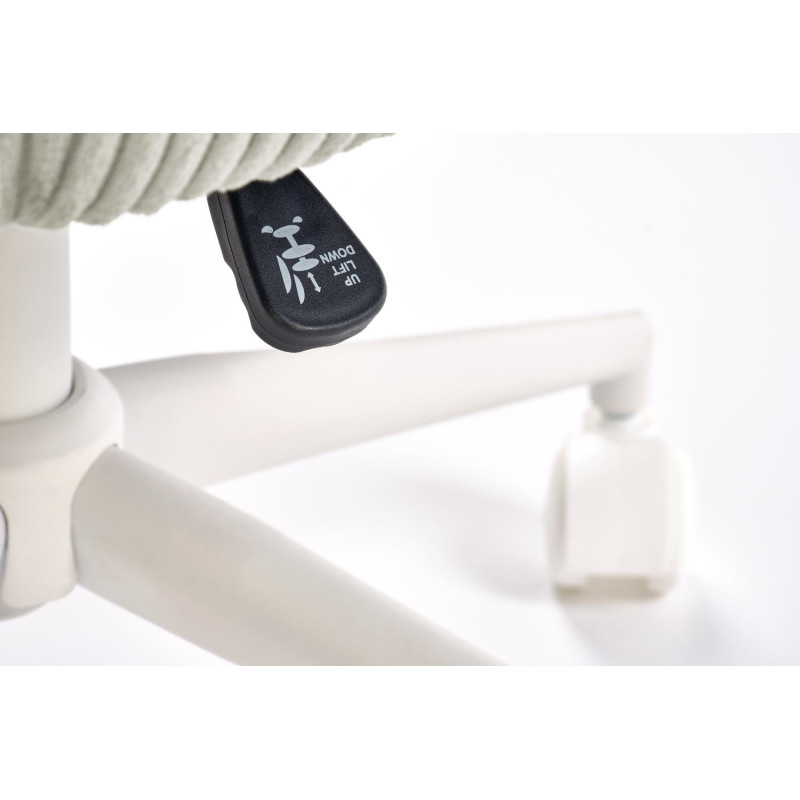 Fotel obrotowy DUMBEX OFFICE LIGHT GREY jasny popielaty