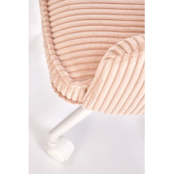Fotel obrotowy DUMBEX OFFICE LIGHT PINK jasny różowy