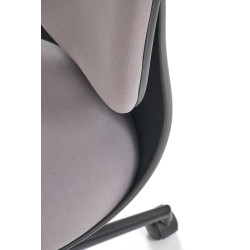 Fotel młodzieżowy obrotowy ORINOX YOUTH BLACK GREY popielaty/czarny