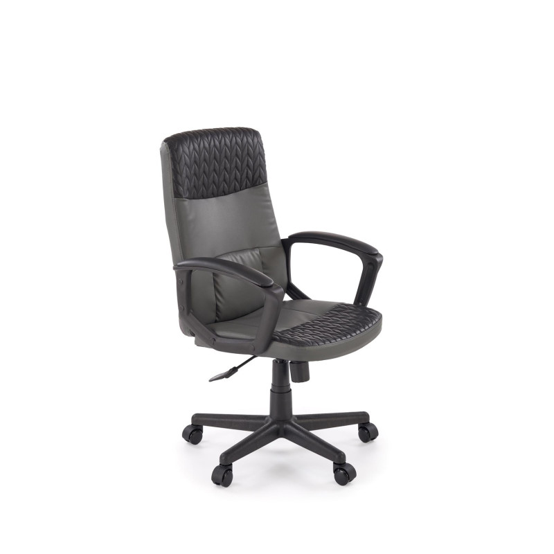 Fotel obrotowy gabinetowy BJORNIX OFFICE BLACK GREY czarny/popielaty