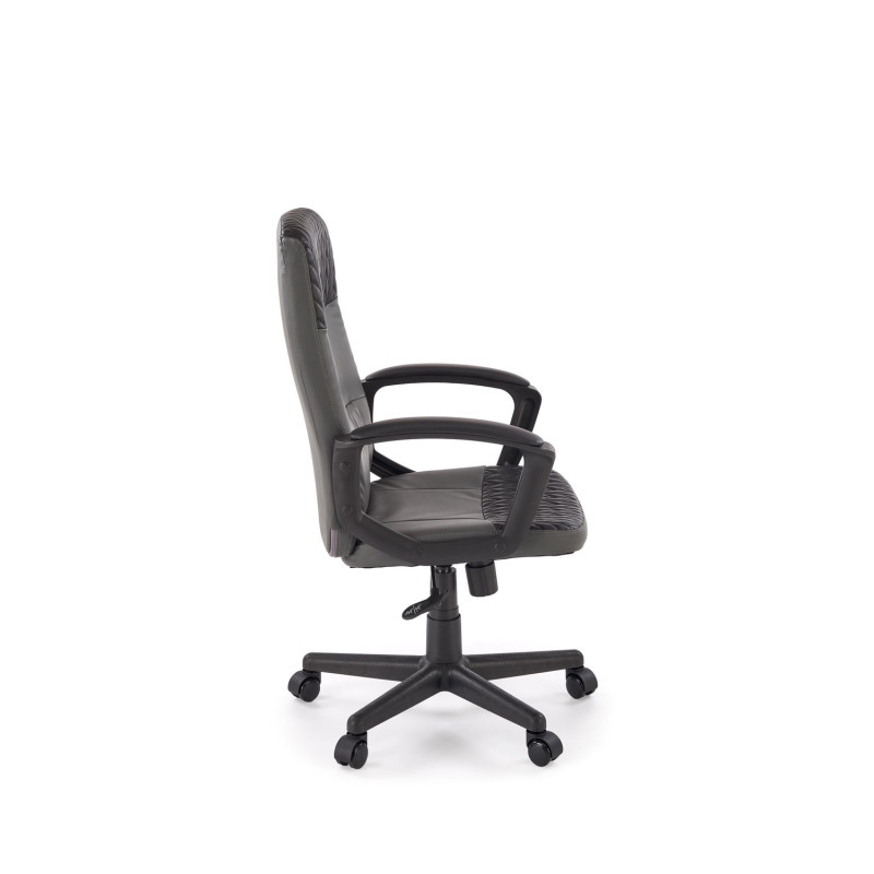 Fotel obrotowy gabinetowy BJORNIX OFFICE BLACK GREY czarny/popielaty