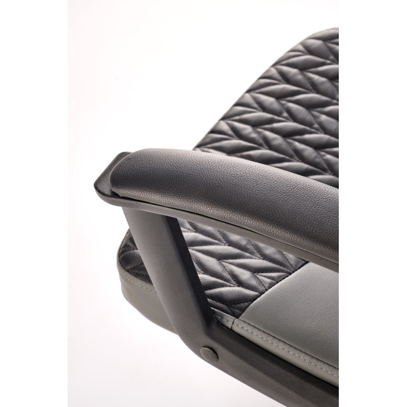 Fotel obrotowy gabinetowy BJORNIX OFFICE BLACK GREY czarny/popielaty
