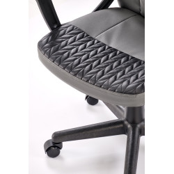 Fotel obrotowy gabinetowy BJORNIX OFFICE BLACK GREY czarny/popielaty
