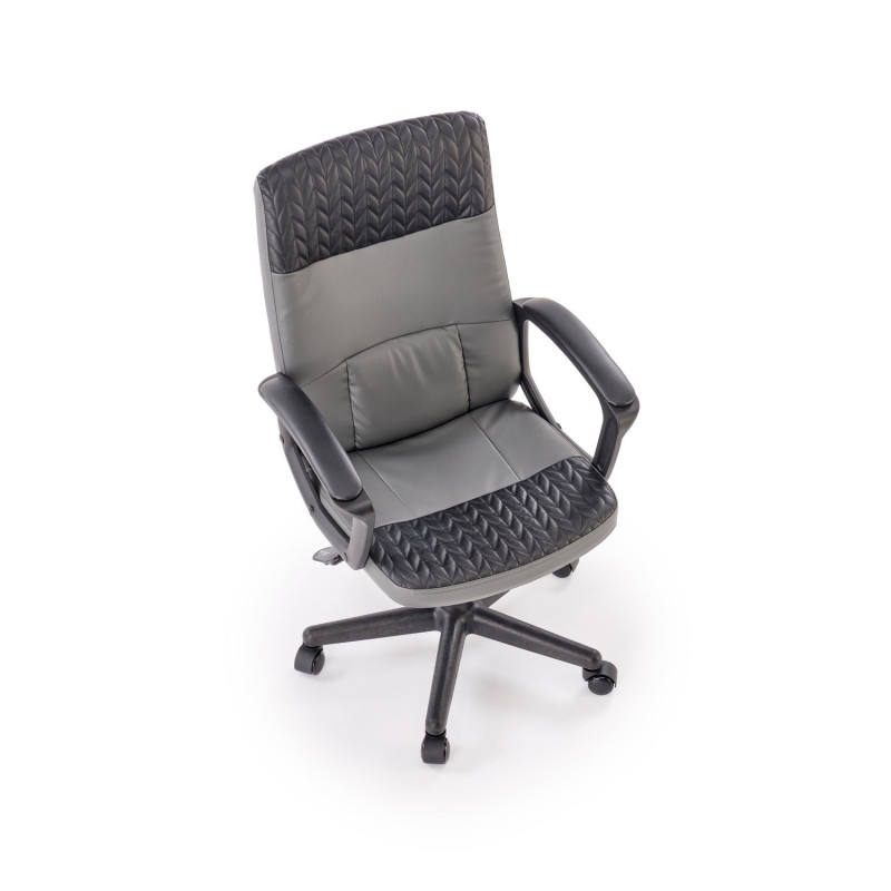 Fotel obrotowy gabinetowy BJORNIX OFFICE BLACK GREY czarny/popielaty