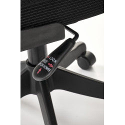 Fotel obrotowy gabinetowy SORENIX BLACK czarny