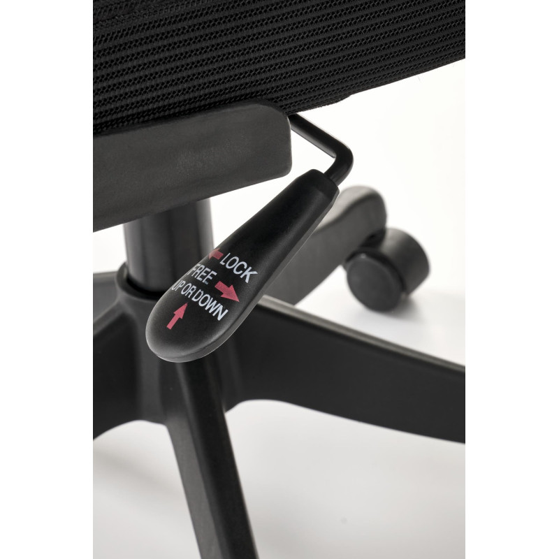 Fotel obrotowy gabinetowy SORENIX BLACK czarny