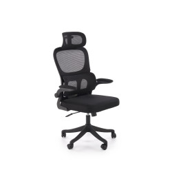 Fotel obrotowy gabinetowy SORENIX BLACK czarny