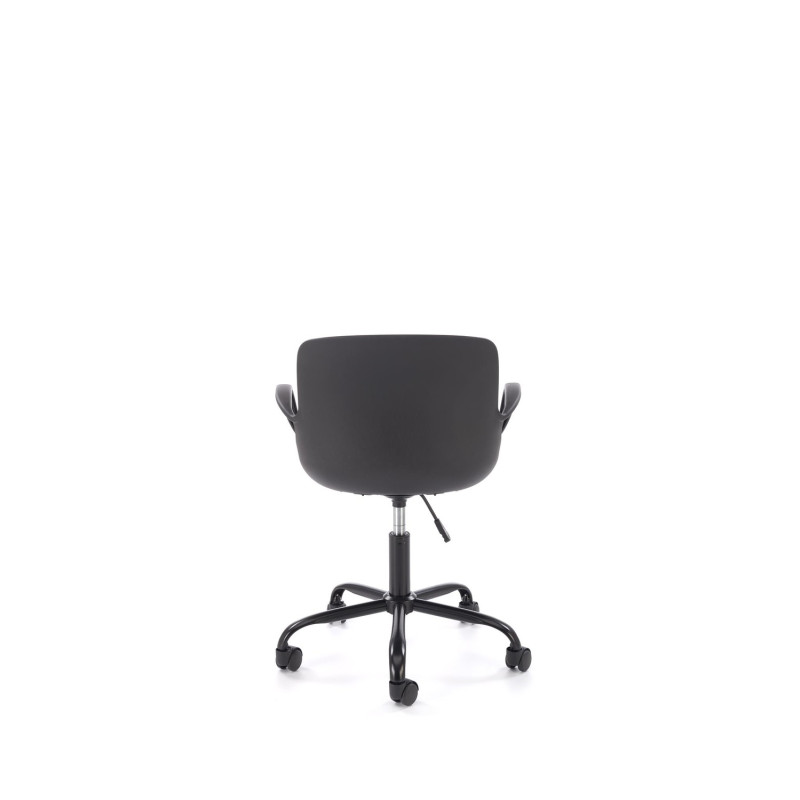 Fotel młodzieżowy obrotowy FROSTIX YOUTH BLACK czarny