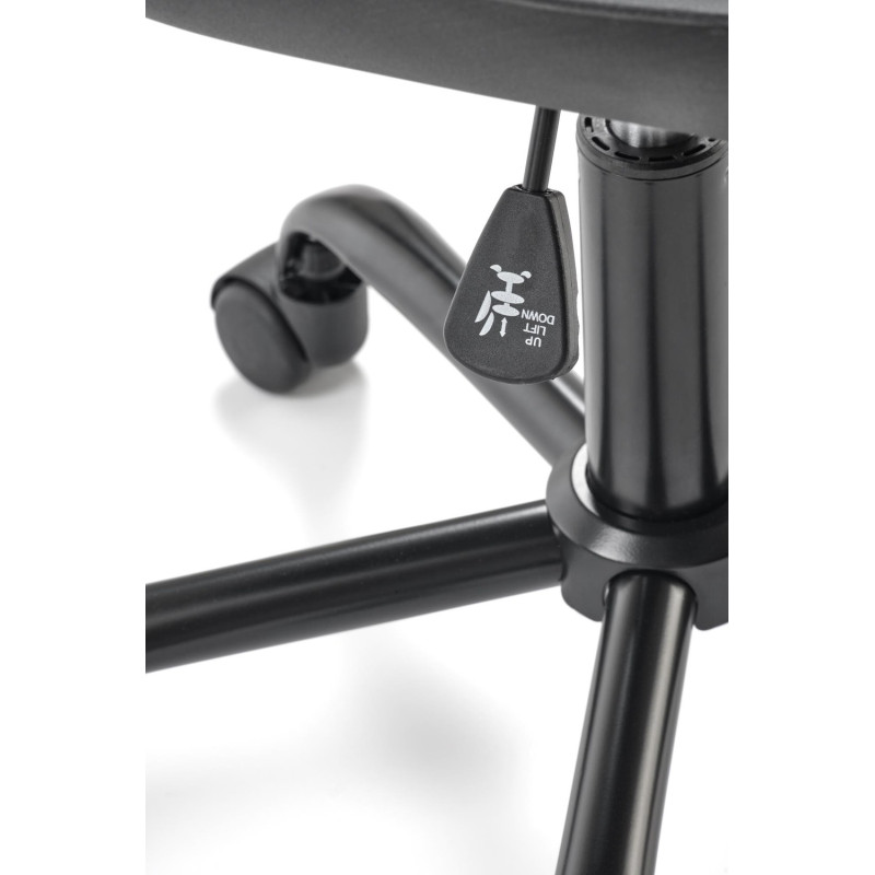 Fotel młodzieżowy obrotowy FROSTIX YOUTH BLACK czarny