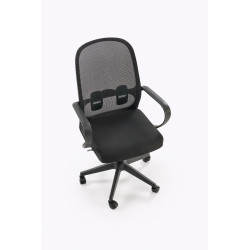 Fotel obrotowy gabinetowy ORCANIX BLACK czarny