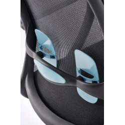 Fotel obrotowy gabinetowy ORCANIX BLACK czarny