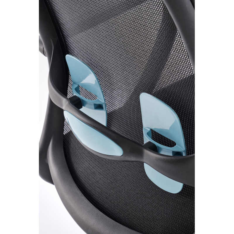 Fotel obrotowy gabinetowy ORCANIX BLACK czarny