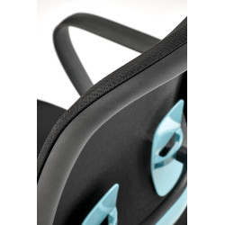 Fotel obrotowy gabinetowy ORCANIX BLACK czarny